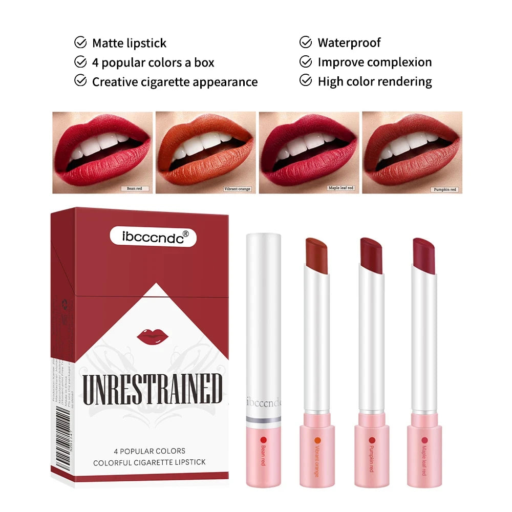 Matte Velvet Cigarette Lip Gloss Set