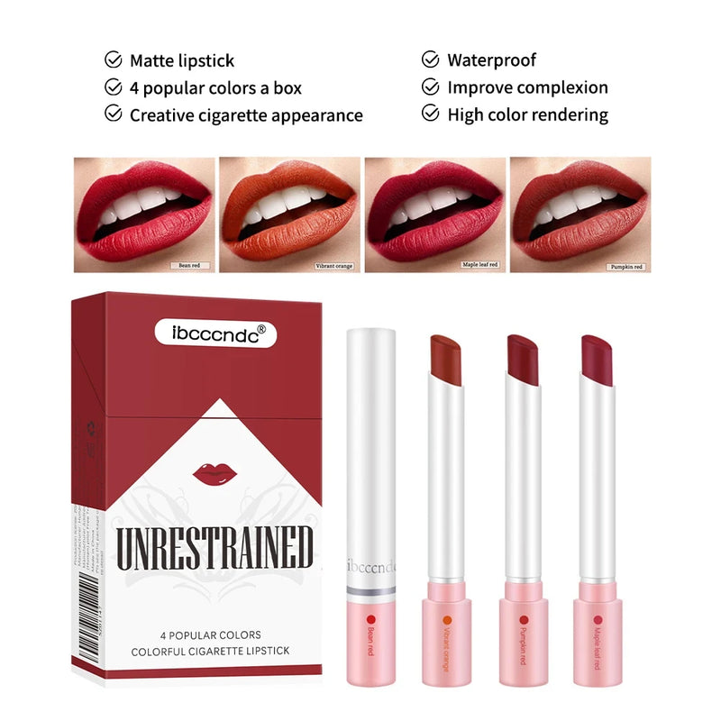 Matte Velvet Cigarette Lip Gloss Set