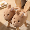 Plush Bunny Cotton House Slippers