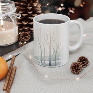 Wander in the Winter Woods Christmas Mug