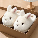Plush Bunny Cotton House Slippers