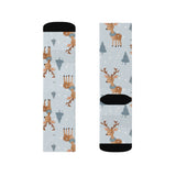 Cute Reindeer Christmas Socks