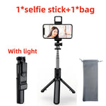 Smartphone Tripod With Bluetooth Light