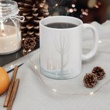 Frosty Forest Christmas Mug