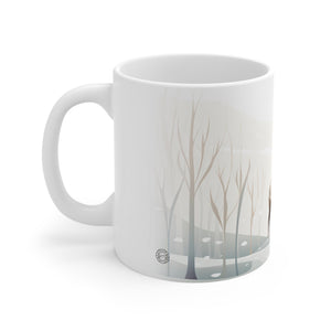 Wander in the Winter Woods Christmas Mug