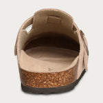 Suede Cork Mules