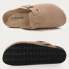 Suede Cork Mules