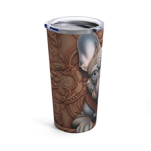 French Bulldog Love Insulated Travel Tumbler for Frenchie Lovers | 20oz Tumbler
