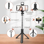 Smartphone Tripod With Bluetooth Light