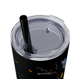 Limited Edition | Fangtastic Fun Halloween Skinny 20oz Tumbler with Straw