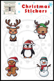 Santa Claus and Friends Sticker Set of 14