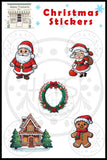 Santa Claus and Friends Sticker Set of 14