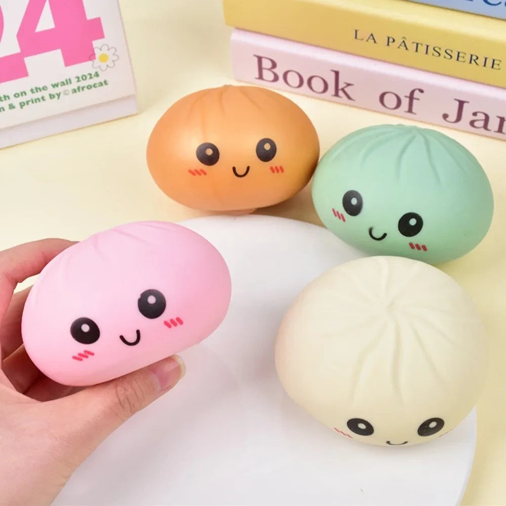 Colorful Dumpling Squishy Toy