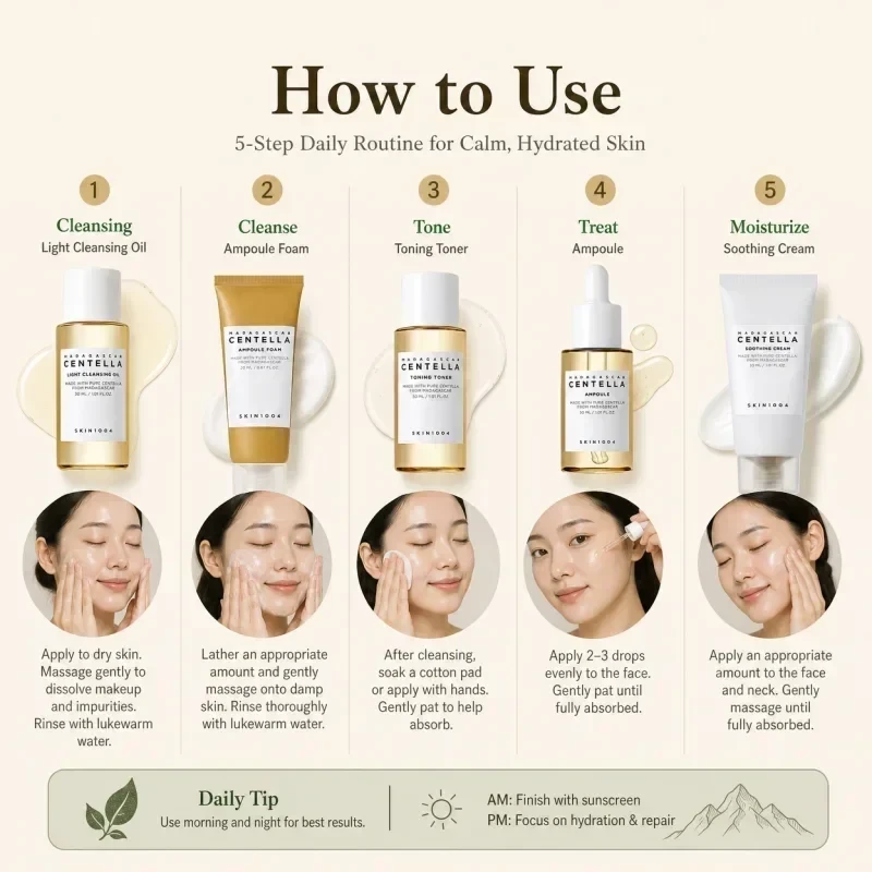 Korean Centella Travel Skincare Kit