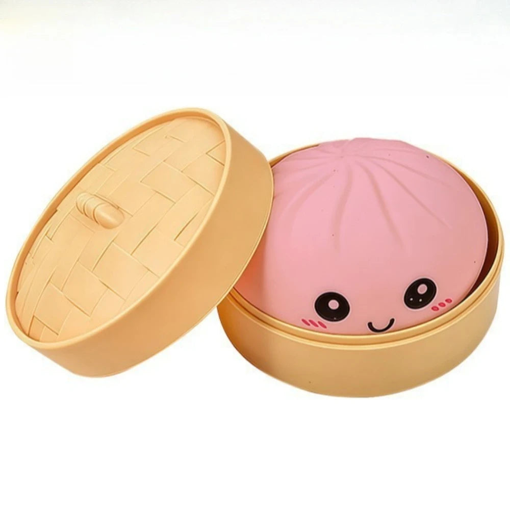 Colorful Dumpling Squishy Toy