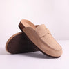 Suede Cork Mules