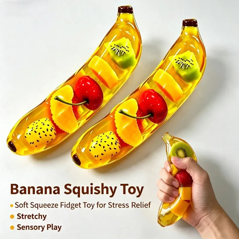 Banana Squeeze Fidget Toy