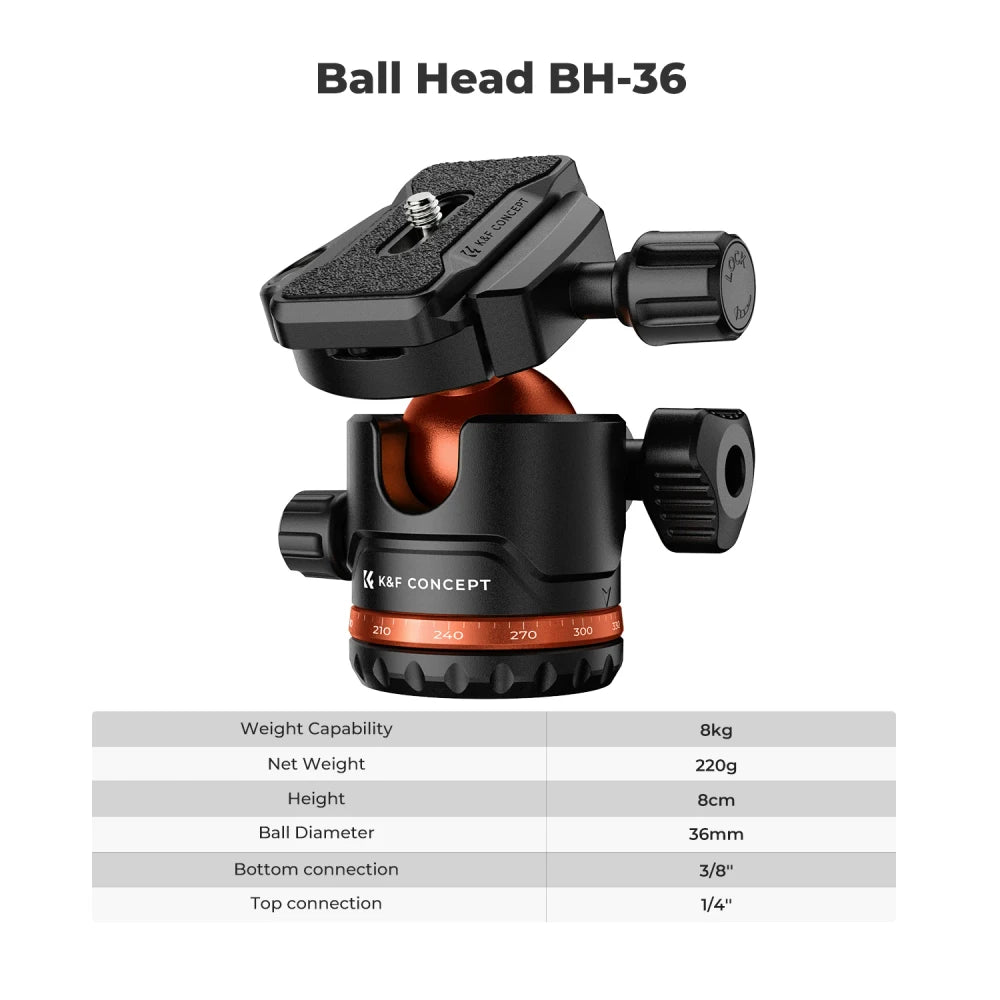 Lightweight Travel Camera Tripod