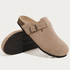 Suede Cork Mules