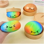 Colorful Dumpling Squishy Toy