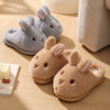 Plush Bunny Cotton House Slippers