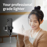 Smartphone Tripod With Bluetooth Light