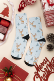 Cute Reindeer Christmas Socks