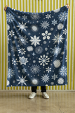 Winter Snowflakes Seamless Pattern