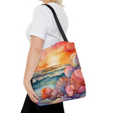 Seaside Serenade Whimsical Watercolor Tote Bag